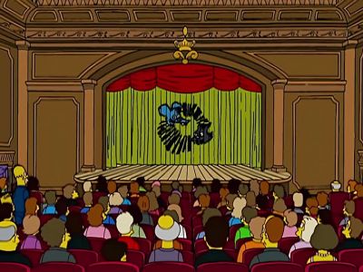 Dad, taking the family to opening night - The Simpsons