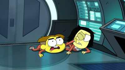 Dad, Tilly keeps kicking
me with her legs. - Big City Greens the Movie: Spacecation