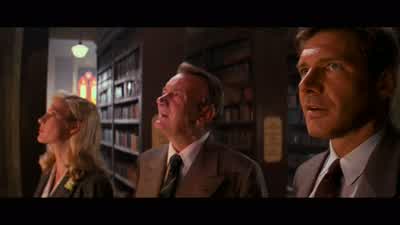 Dad wasn't looking for a book about the knight's tombhe was looking for the tomb itselfDon't you get itThe tomb is somewhere in the libraryYou said yourself it used to be a churchLookThreeThreeSevenSeven TenAnd tenNow where's the tenLook around for the - Indiana Jones and the Last Crusade