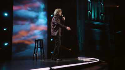 "Dad, we're gonna
have food coming." - Marc Maron: From Bleak to Dark