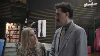 Daddy, a woman can
own a business? - Borat Subsequent Moviefilm