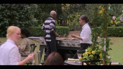 Dad's at the grill, - Sextuplets