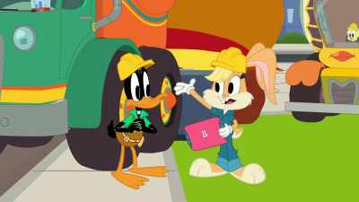 Daffy, can you
please help Tweety - Bugs Bunny Builders