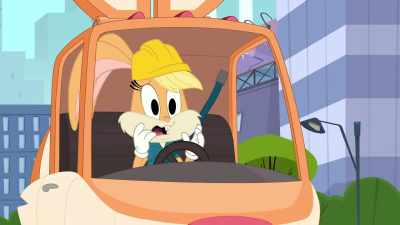 Daffy, you didn't secure
your support beam. - Bugs Bunny Builders