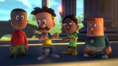 - Dah! [winces] - Big Nate