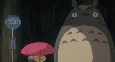 貸してあげる。 早く メイが落ちちゃう。 - My Neighbor Totoro