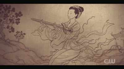 DAIYU GRABBED HER
GRANDFATHER'S SWORD - Kung Fu