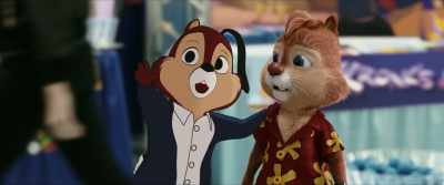 -Dale, we need to go.
-- I'll run it by my producer later - Chip 'n Dale: Rescue Rangers