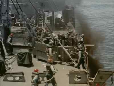 Damage Control reports we're hit
at the water line, sir! - Away All Boats