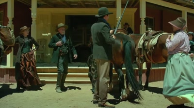 Damn. Anyone that throws
something at me again, - Two Sinners and a Mule