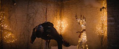 Damn chickenshit reindeer leave me here to die - Violent Night