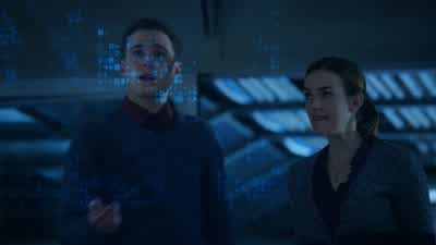 Damn. Encrypted. Skye could crack this. What would she do? - Marvel's Agents of S.H.I.E.L.D.