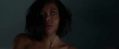 Damn, her eyes opened,
but she look crazy as hell. - What Men Want