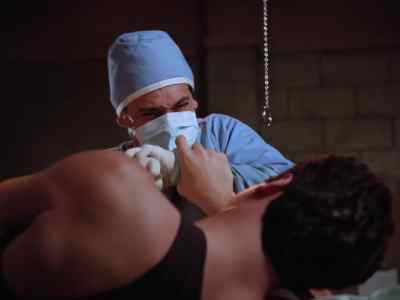 Damn it, doctor. Make the cut
before he regains full strength. - Lois & Clark: The New Adventures of Superman