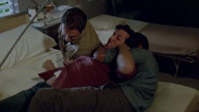 - Damn it! Don't hurt him!
- You take me back! - Lost