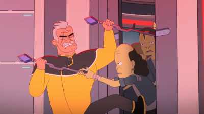 Damn it, man!
If you're trying to inspire - Star Trek: Lower Decks