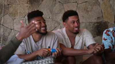 - Damn, we matching?
- [chuckles] - Sweet Life: Los Angeles