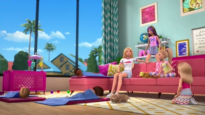 Dan aku bersorak, - Barbie: Skipper and the Big Babysitting Adventure