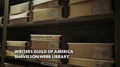 DAN: I'm heading to the WGA Library
in Hollywood - Prop Culture