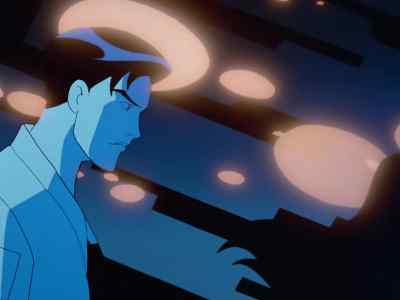 Dana, sorry I'm late.
I got stuck in-- - Batman Beyond