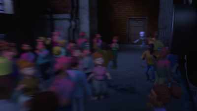 - (dance music blasting)
- (gasps) - Megamind vs. the Doom Syndicate