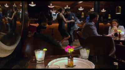[Dance music playing] - There Is No "I" in Threesome