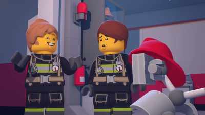 -Dance off!
-[all cheering] - LEGO City Adventures