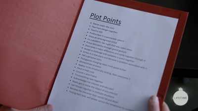 "Dance under the stars"?
"Flee from danger together"? - The Christmas Contract