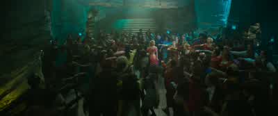 ♪ Dancing through life ♪ ♪ Here at the Ozdust ♪ ♪ If only because Dust is what we come to ♪ ♪ And here's a strange thing ♪ ♪ Your life could end up changing ♪ ♪ While you're dancing ♪ ♪ Through ♪ - Wicked