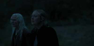 [Daniel, Ciara laughing] - The Watchers