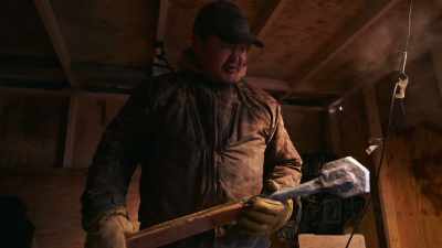 DANIEL: Of making
pathways for the boat, - Life Below Zero: First Alaskans