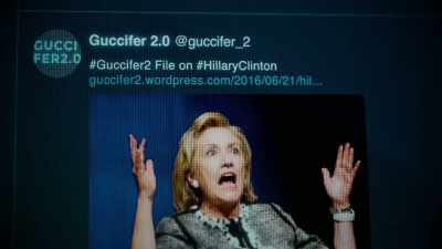 DANIEL: This persona,
Guccifer 2.0, says, "No, no, no, - Agents of Chaos