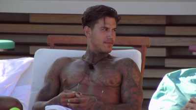 ‐DANIEL: You shouldn't
be laughing.
‐(BOTH LAUGHING) - Love Island