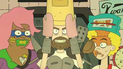 - Danny Doom never wears shoes.
- That's so cool. - Doomlands