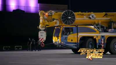 - Danny, so I just
got the crane here now. - America's Got Talent: Extreme