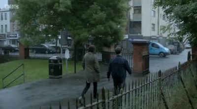 Danny's flat is just
over on the next street. - Line of Duty