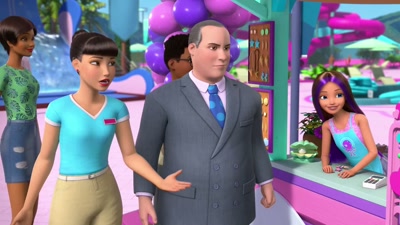 - Dari anting yang aku pesan!
- Hebat, Tammy! - Barbie: Skipper and the Big Babysitting Adventure