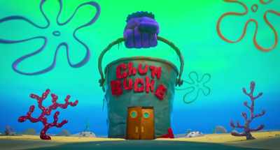 -Darken the skies!
-[eerie music playing] - Plankton: The Movie
