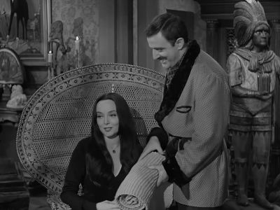 Darling, isn't it wonderful
that Thing wasn't really sick? - The Addams Family