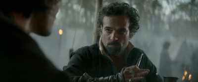 D'Artagnan... calmer.
Chalet is no ordinary soldier. - The Three Musketeers: Milady