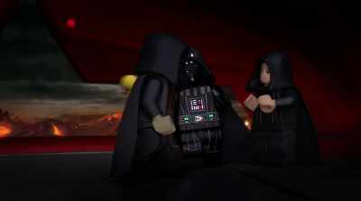 -DARTH VADER: But my castle...
-(GROANS) Fine. - Lego Star Wars Terrifying Tales