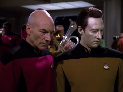 - Data, do you see us?
- Of course. - Star Trek: The Next Generation