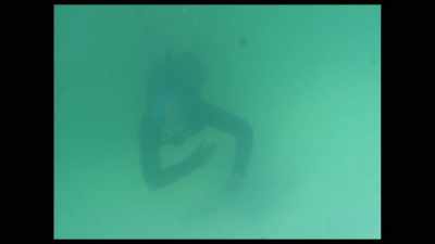 Dave wasn't used to diving with a helmet, and for this dive, - Dave Not Coming Back