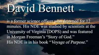 >> David Bennett is a former
science officer who drowned - Hacking the Afterlife