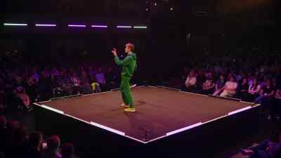 David Byrne doing "American
Utopia" live on Broadway. - James Acaster: Hecklers Welcome