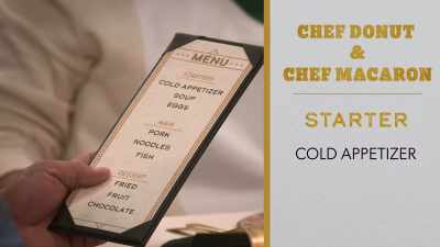 DAVID CHANG: So, for starters,
they can make a cold appetizer, - Secret Chef