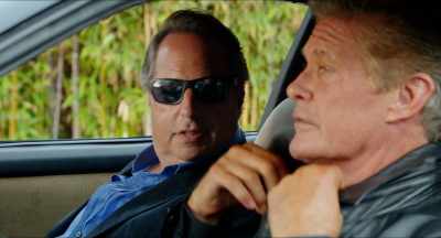 - David, you look great.
- Like a second skin, Barry. - Killing Hasselhoff