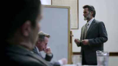 David Rudolf begins
by playing the 911 - An American Murder Mystery: The Staircase
