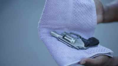 DAVID: She says,
"This is the gun - Buried In The Backyard