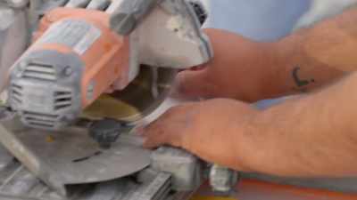 DAVID SILVER: The pink and white
tile is being installed - Trixie Motel